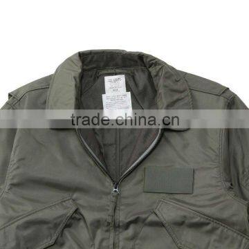 Fashionable CWU36P Military Flight Jacket Men Sage Green Color
