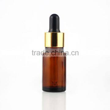 5-100 ml Wholesale Amber Glass Dropper Bottles With Aluminum Cap for Essential Oil