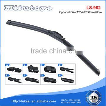 Universal u hook wiper blade 9mm wiper blade for Toyota Honda