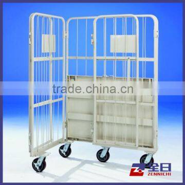 Foldable Roll Container with metal pallet