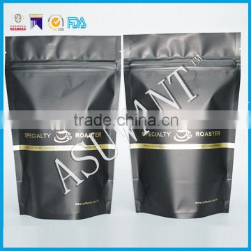 custom printing aluminum foil coffee zipper&ziplock bag with valve                        
                                                Quality Choice