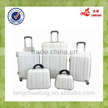 4 Spinner wheels 20 24 28 inch size Customized Cheap ABS PC luggage cases