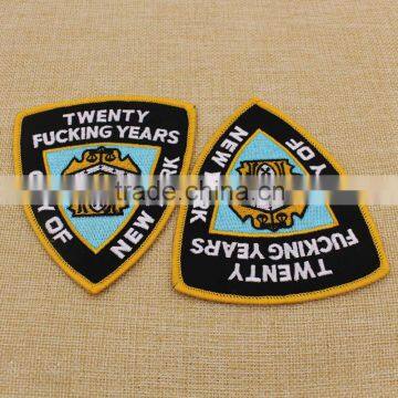 2016 hot sale good quality eagle custom embroidery patches