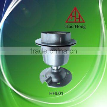 HAO HONG E27 grey shell metal lamp base