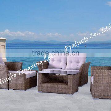 2016 Northern Europe Style Outdoor UV Resistant Rattan Effect Garden Furniture