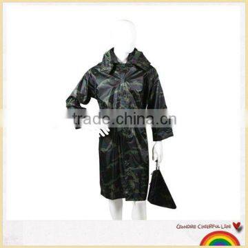 Qiaowei new military nylon PVC raincoat camouflage coats