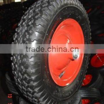 Wholesale 4.00-8 PU Foam Wheel Air Wheel Solid Wheel for Wheelbarrow Quality Choice photo-4
