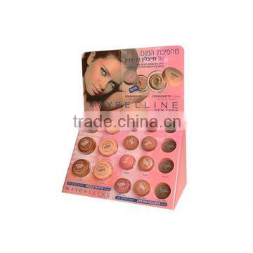 Cardboard counter display for Cosmetic