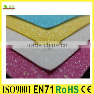 High qualtiy EVA Glitter pe foam& EVA foam supplier for kid's play and cutting