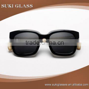 custom colourful wood frame polarized sunglasses with logo