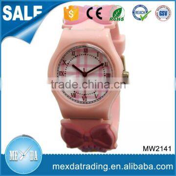 New arrival wholesale child gifts silicone 3D strap cheap wrist watch