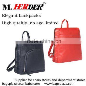 MK316 No age limtid high end leather black elegance bag backpacks