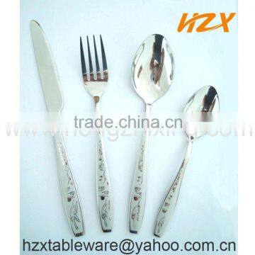 Exquisite flatware: knife and fork