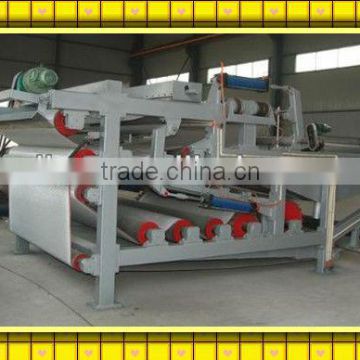 belt-type sludge dewatering filter press for paper processing