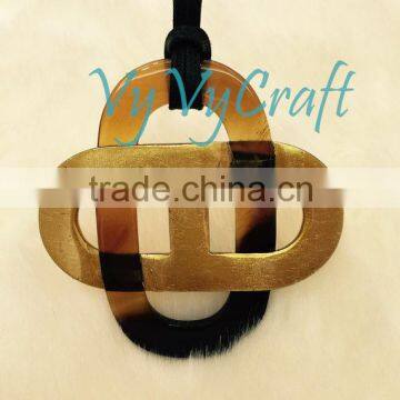 Buffalo horn jewelry, buffalo horn pendant VVP-181