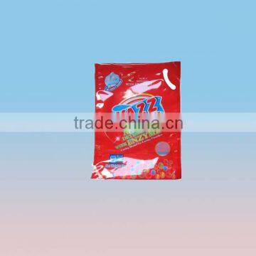 colorful washing powder packaging bag with handle