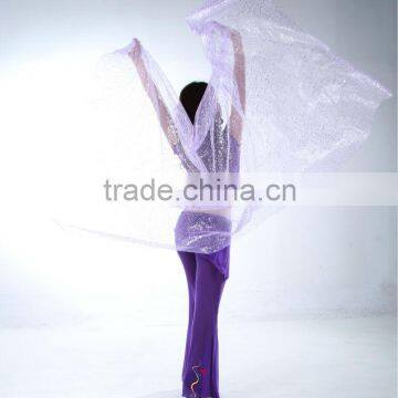 SWEGAL Wholesale Belly Dance Silk Veils Belly Dance Fan Veils SGBDD13016 photo-3