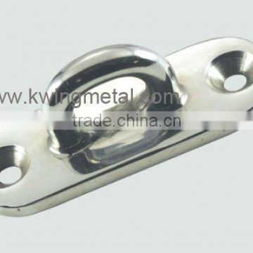 Stainless Steel Pad Eye Oblong Base Investment Cast