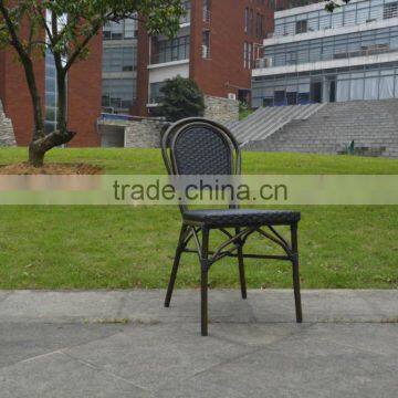 Outdoor furniture aluminum rattan barstool