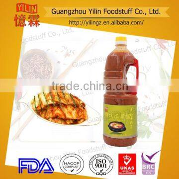 wholesales hight quality 1.8L Japanese style sauce Kimchi sauce with OEM servise