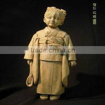 Vivid anime fingurine clay crafts,clay sculpture,clay figure