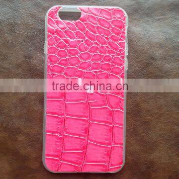 Soft tpu leather mobile phone case for iphone 6/6s