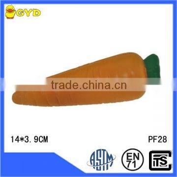 PU carrot shape stress ball/ promotional gifts PU carrot shape stress