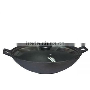 cast iron big wok