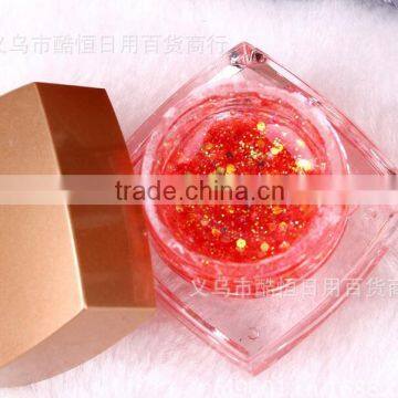 12 Colors Glass Bottle Nail Art UV Color Gel Skiny Sequins Kit Gel Polish photo-2