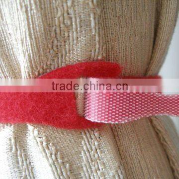 back to back fastener tape for curtain orgnization