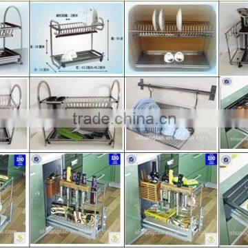 Hot sell high quality stainless steel nine word table dish rack(factory of Guangzhou)