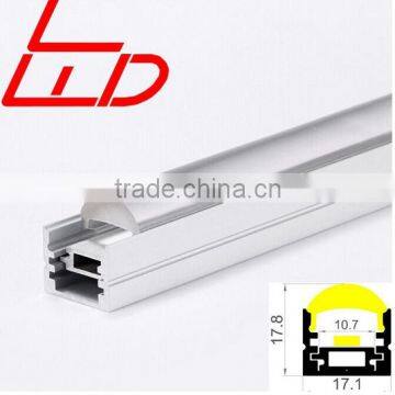 Factory price wall mounted aluminum channel line profile with clear/frost lens