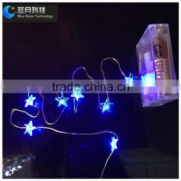 new product christmas decoration led string light star shape