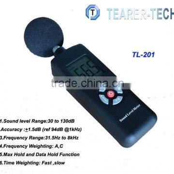 Professional 30~130dba Integrated Sound Level Meter ; portable sound meter TL-201 with factory price