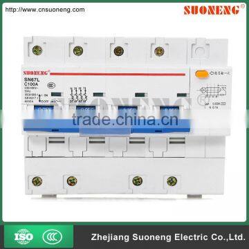 4p 16a 30ma rccb rcb breaker wenzhou the leakage switch