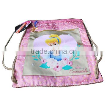 2016 Wholesale High Quality Customized Logo Cheap Drawstring Heart Printed Jewelry Organza Bag