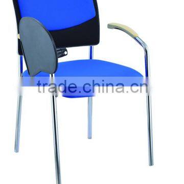 2016 modern mesh adult training chair with study table,student study chairs with writing pad