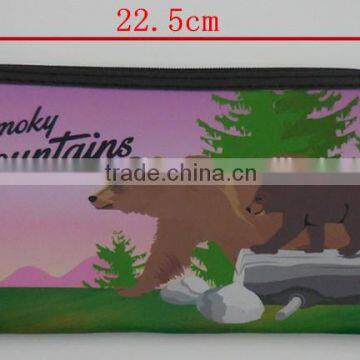 Cutom Cartoon Neoprene Pencil Case for Girls,zipper Pencil Pouch,stationery Bag