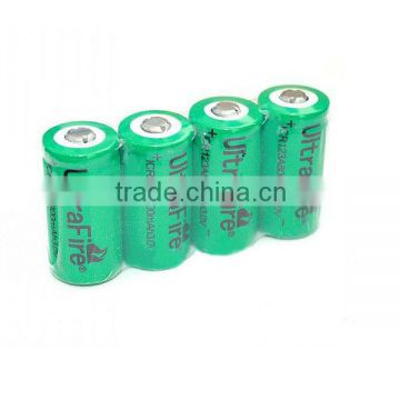 Ultrafire ICR123A 3.0V rechargeable Li-ion Battery ( 2 pcs )