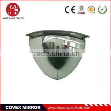 Traffic dome mirror