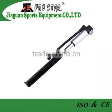 Mini Bicycle Hand Air Pump with Gauge and Hose