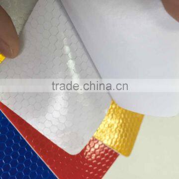 3 Years Reflective Honeycomb Pvc for Outdoor, Colorful Reflective Stickers
