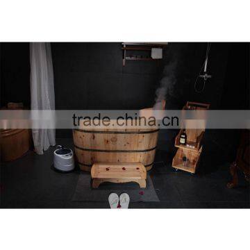 Spa Tub Type Spa Wooden Steam Barrel Outdoor Spa