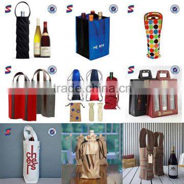 Red Wine Packing Bag Wine Bottle Shopping Bag