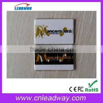 Large printing area business card usb wallet card usb