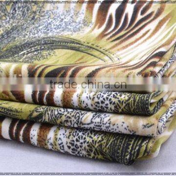 Shaoxing Textile Knitted Printed FDY Polyester Elastane Fabric photo-5