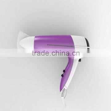 LED light hair dryer with big diffuser and concentrator