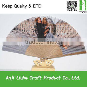 bamboo cloth fan for promotion