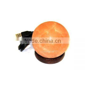 Beautiful Himalayan USB Salt Lamp Sphere/Ball/Globe