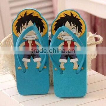 2014 eva thong fasion cute boy nude rubber slipper